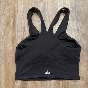 Alo yoga real tank bra black size XS